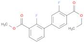 [1,1'-Biphenyl]-3,4'-dicarboxylic acid, 2,3'-difluoro-, 4'-ethyl 3-methyl ester