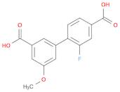 [1,1'-Biphenyl]-3,4'-dicarboxylic acid, 2'-fluoro-5-methoxy-