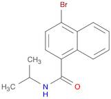 1-Naphthalenecarboxamide, 4-bromo-N-(1-methylethyl)-