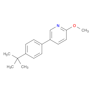 Pyridine, 5-[4-(1,1-dimethylethyl)phenyl]-2-methoxy-