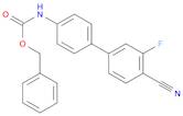 Carbamic acid, N-(4'-cyano-3'-fluoro[1,1'-biphenyl]-4-yl)-, phenylmethyl ester