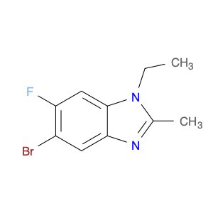 5-Bromo-1-ethyl-6-fluoro-2-methylbenzodiazole