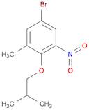 Benzene, 5-bromo-1-methyl-2-(2-methylpropoxy)-3-nitro-