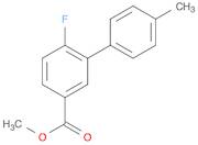 [1,1'-Biphenyl]-3-carboxylic acid, 6-fluoro-4'-methyl-, methyl ester