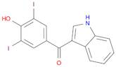 Methanone, (4-hydroxy-3,5-diiodophenyl)-1H-indol-3-yl-