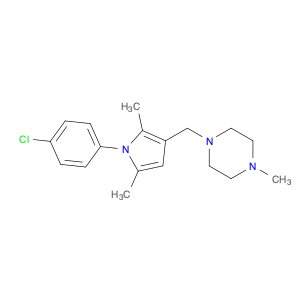 Piperazine, 1-[[1-(4-chlorophenyl)-2,5-dimethyl-1H-pyrrol-3-yl]methyl]-4-methyl-