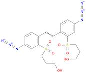 1-Propanol, 3,3'-[1,2-ethenediylbis[(5-azido-2,1-phenylene)sulfonyl]]bis- (9CI)