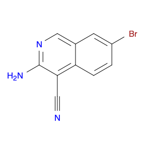 4-Isoquinolinecarbonitrile, 3-amino-7-bromo-