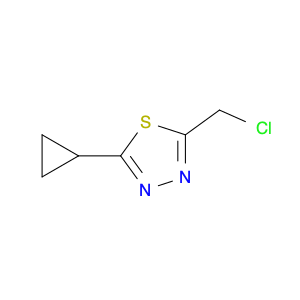 1,3,4-Thiadiazole, 2-(chloromethyl)-5-cyclopropyl-