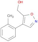 5-Isoxazolemethanol, 4-(2-methylphenyl)-