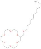 1,4,7,10,13,16-Hexaoxacyclooctadecane, 2-[(undecyloxy)methyl]-