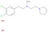 1-Pyrrolidineethanamine, N-[2-(3,4-dichlorophenyl)ethyl]-N-methyl-, hydrobromide (1:2)