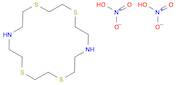 1,4,10,13-Tetrathia-7,16-diazacyclooctadecane, dinitrate (9CI)