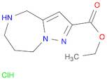 4H-Pyrazolo[1,5-a][1,4]diazepine-2-carboxylic acid, 5,6,7,8-tetrahydro-, ethyl ester, hydrochlor...