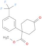 Cyclohexanecarboxylic acid, 4-oxo-1-[3-(trifluoromethyl)phenyl]-, methyl ester