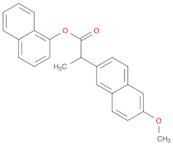 2-Naphthaleneacetic acid, 6-methoxy-α-methyl-, 1-naphthalenyl ester