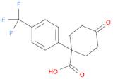 Cyclohexanecarboxylic acid, 4-oxo-1-[4-(trifluoromethyl)phenyl]-