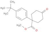 Cyclohexanecarboxylic acid, 1-[4-(1,1-dimethylethyl)phenyl]-4-oxo-, methyl ester