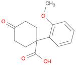 Cyclohexanecarboxylic acid, 1-(2-methoxyphenyl)-4-oxo-