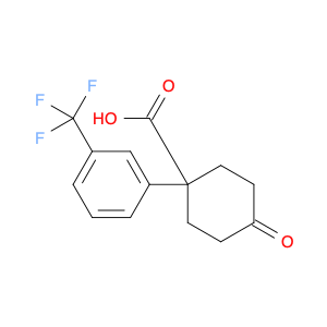 Cyclohexanecarboxylic acid, 4-oxo-1-[3-(trifluoromethyl)phenyl]-