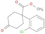 Cyclohexanecarboxylic acid, 1-(2-chlorophenyl)-4-oxo-, methyl ester