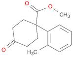 Cyclohexanecarboxylic acid, 1-(2-methylphenyl)-4-oxo-, methyl ester