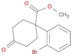 Cyclohexanecarboxylic acid, 1-(2-bromophenyl)-4-oxo-, methyl ester