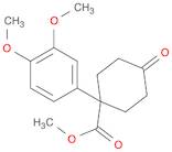 Cyclohexanecarboxylic acid, 1-(3,4-dimethoxyphenyl)-4-oxo-, methyl ester