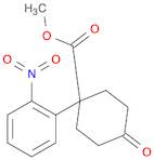 Cyclohexanecarboxylic acid, 1-(2-nitrophenyl)-4-oxo-, methyl ester