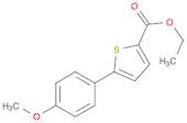 2-Thiophenecarboxylic acid, 5-(4-methoxyphenyl)-, ethyl ester