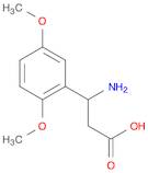 Benzenepropanoic acid, β-amino-2,5-dimethoxy-