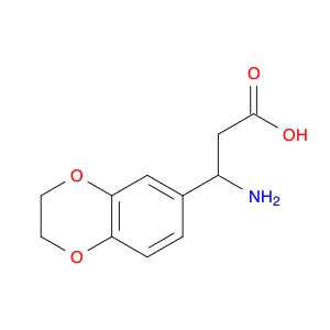 1,4-Benzodioxin-6-propanoic acid, β-amino-2,3-dihydro-