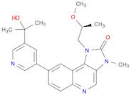 2H-Imidazo[4,5-c]quinolin-2-one, 1,3-dihydro-8-[5-(1-hydroxy-1-methylethyl)-3-pyridinyl]-1-[(2S)...