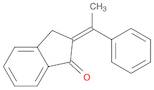 1H-Inden-1-one, 2,3-dihydro-2-(1-phenylethylidene)-, (Z)- (9CI)