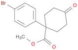 Cyclohexanecarboxylic acid, 1-(4-bromophenyl)-4-oxo-, methyl ester