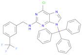 9H-Purin-2-amine, 6-chloro-N-[[3-(trifluoromethyl)phenyl]methyl]-9-(triphenylmethyl)-