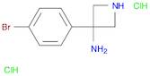 3-Azetidinamine, 3-(4-bromophenyl)-, hydrochloride (1:2)