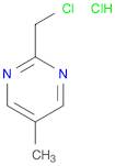 Pyrimidine, 2-(chloromethyl)-5-methyl-, hydrochloride (1:1)