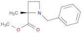 2-Azetidinecarboxylic acid, 2-methyl-1-(phenylmethyl)-, methyl ester, (2S)-