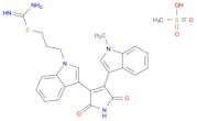 Carbamimidothioic acid, 3-[3-[2,5-dihydro-4-(1-methyl-1H-indol-3-yl)-2,5-dioxo-1H-pyrrol-3-yl]-1...