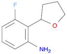 Benzenamine, 3-fluoro-2-(tetrahydro-2-furanyl)-