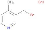 Pyridine, 3-(bromomethyl)-4-methyl-, hydrobromide (1:1)