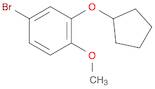 Benzene, 4-bromo-2-(cyclopentyloxy)-1-methoxy-