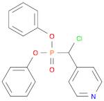 Phosphonic acid, P-(chloro-4-pyridinylmethyl)-, diphenyl ester