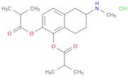 Propanoic acid, 2-methyl-, 1,1'-[5,6,7,8-tetrahydro-6-(methylamino)-1,2-naphthalenediyl] ester, ...