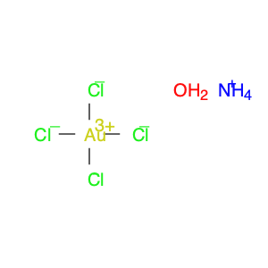 Aurate(1-), tetrachloro-, ammonium, hydrate, (SP-4-1)- (9CI)