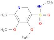 3-Pyridinesulfonamide, 4,5-dimethoxy-N,6-dimethyl-