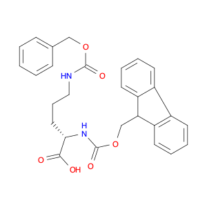 L-Ornithine, N2-[(9H-fluoren-9-ylmethoxy)carbonyl]-N5-[(phenylmethoxy)carbonyl]-