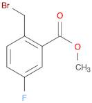 Benzoic acid, 2-(bromomethyl)-5-fluoro-, methyl ester