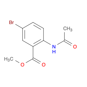 Benzoic acid, 2-(acetylamino)-5-bromo-, methyl ester